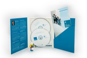 6p DVD Digipak met 1 tray voor 2 discs en bookpocket
