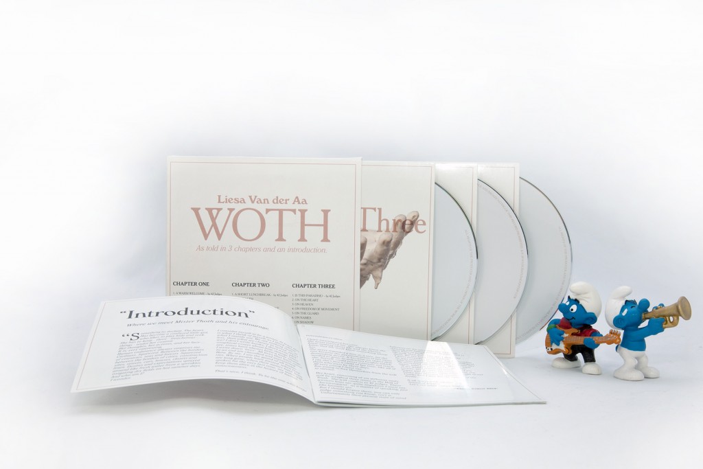 drukwerk: slipcase 3 CD in wallet met booklet Lisa van der AA