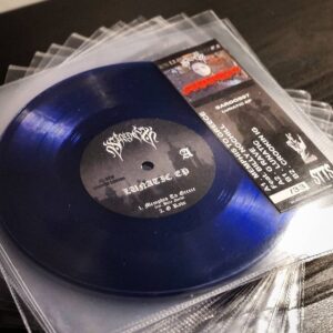 Blauwe 7 inch Vinyl